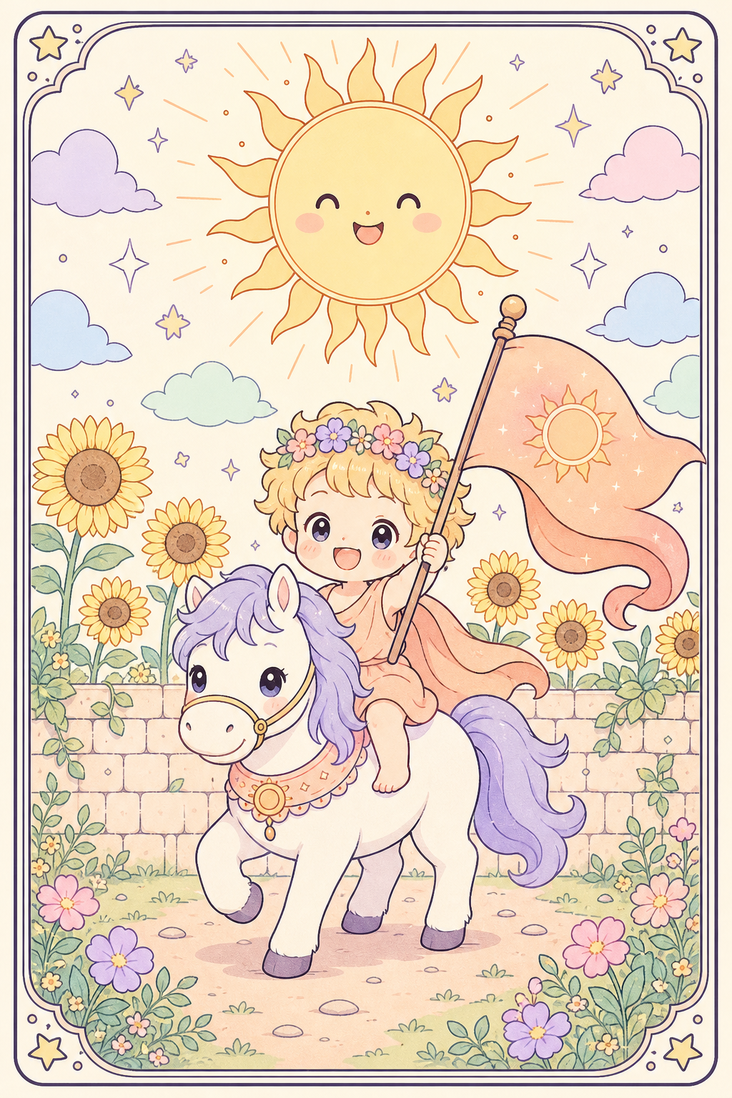 ไพ่ทาโรต์ The Sun ดวงอาทิตย์