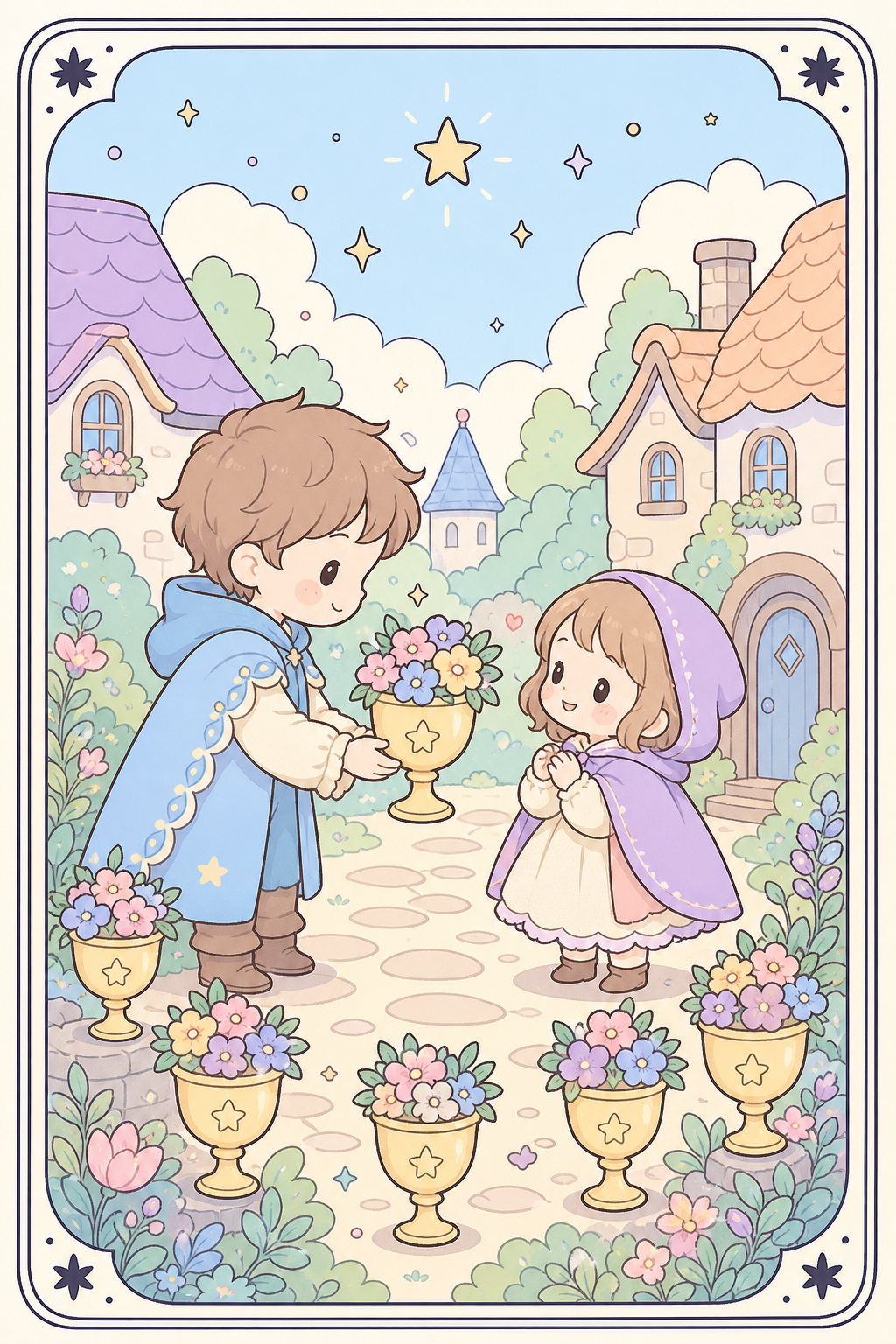 ไพ่ทาโรต์ Six of Cups หกถ้วย