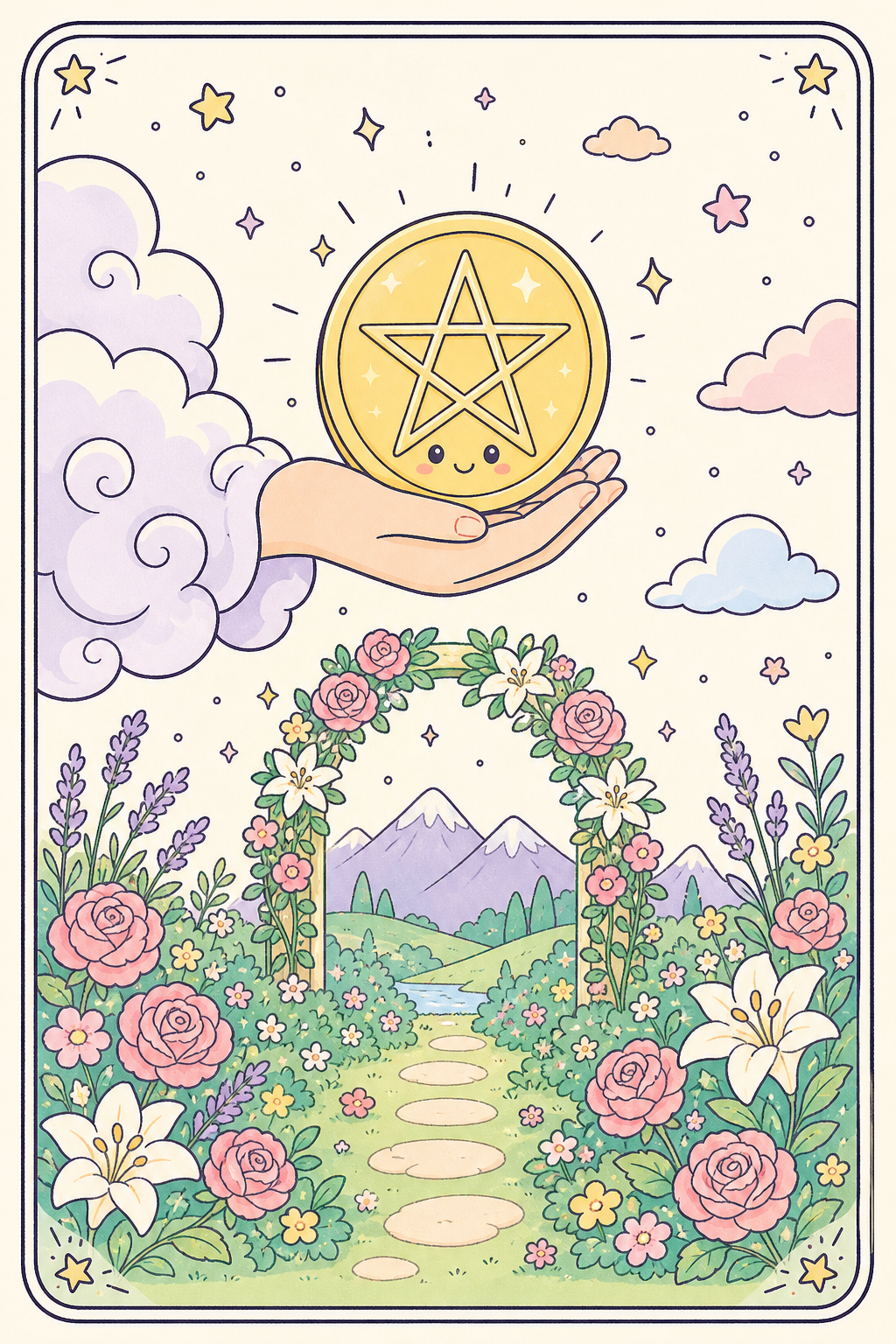ไพ่ทาโรต์ Ace of Pentacles เอซเหรียญ