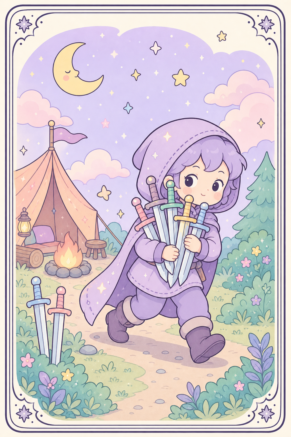 ไพ่ทาโรต์ Seven of Swords เจ็ดดาบ