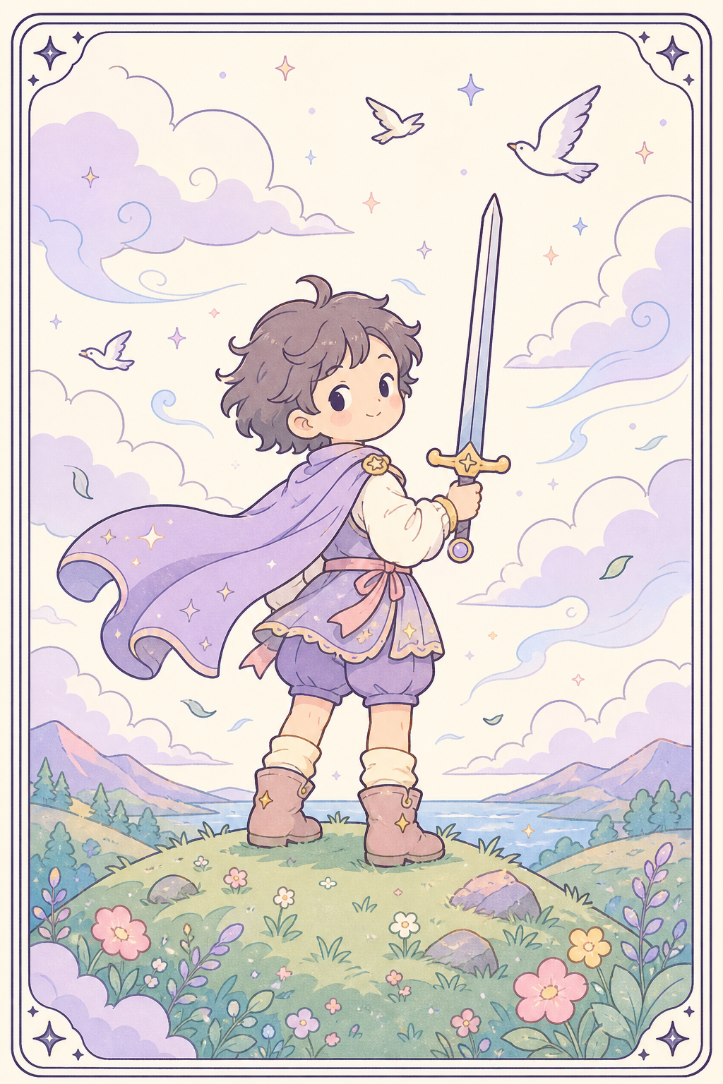 ไพ่ทาโรต์ Page of Swords เพจดาบ