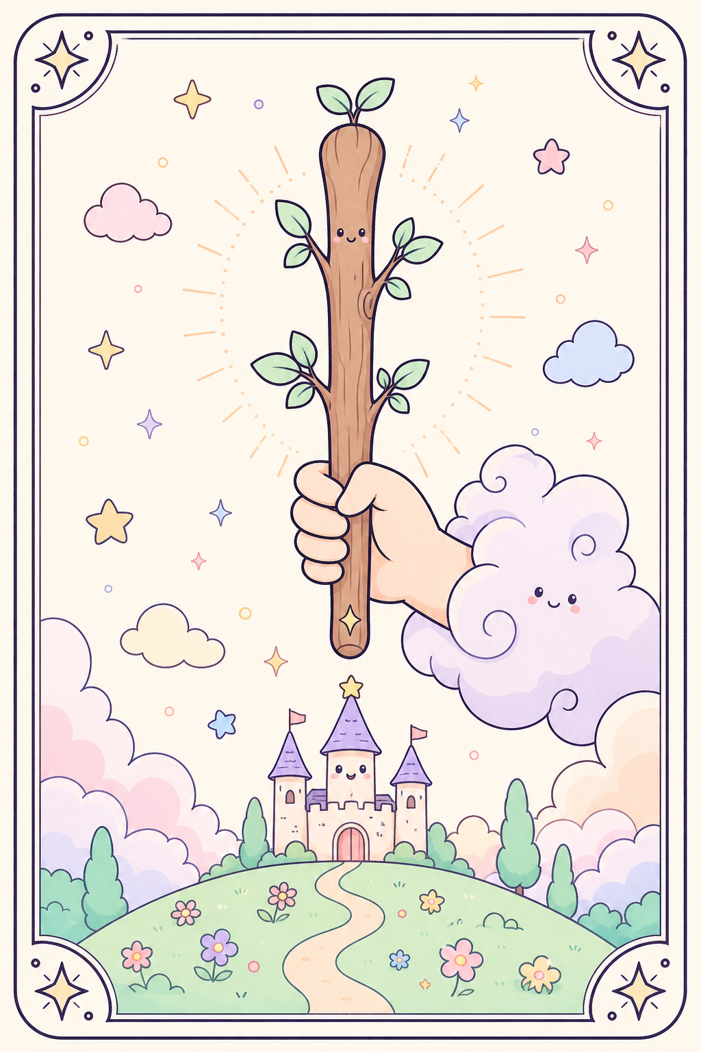 ไพ่ทาโรต์ Ace of Wands เอซไม้เท้า