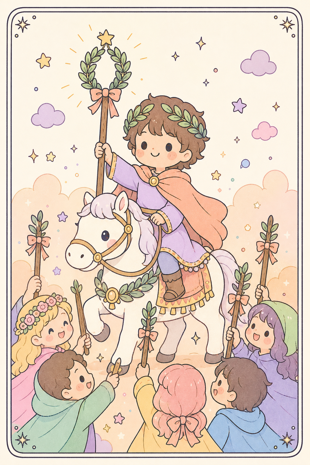 ไพ่ทาโรต์ Six of Wands หกไม้เท้า