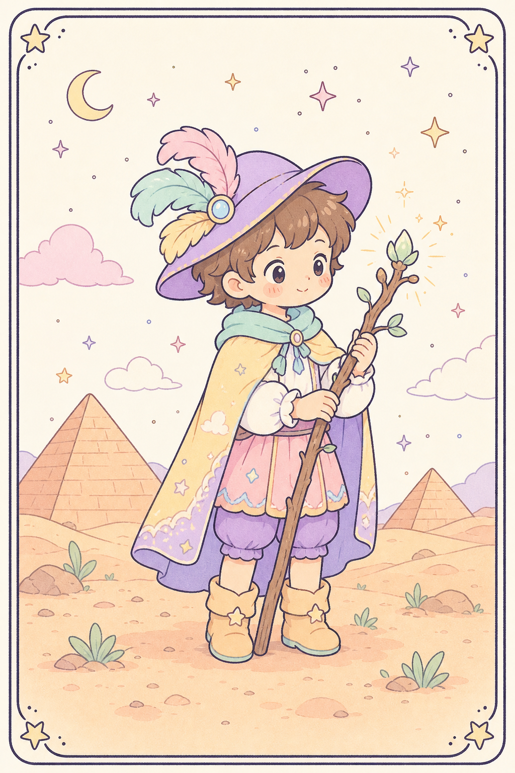 ไพ่ทาโรต์ Page of Wands เพจไม้เท้า