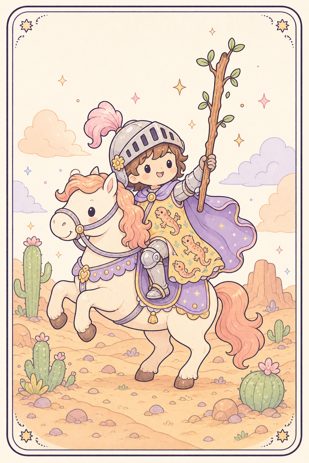 ไพ่ทาโรต์ Knight of Wands อัศวินไม้เท้า